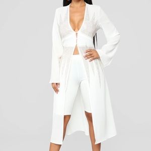 Fashion Nova Studded Long Sleeve Top